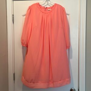 Pink chiffon dress NWT